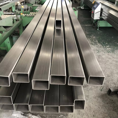 201 430 304 tuyaux carrés rectangulaires d'acier inoxydable de cavité de tube d'acier inoxydable